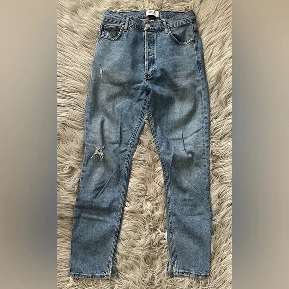 AGOLDE Nico High Rise Slim in Headlines Size 27 - Picture 6 of 12